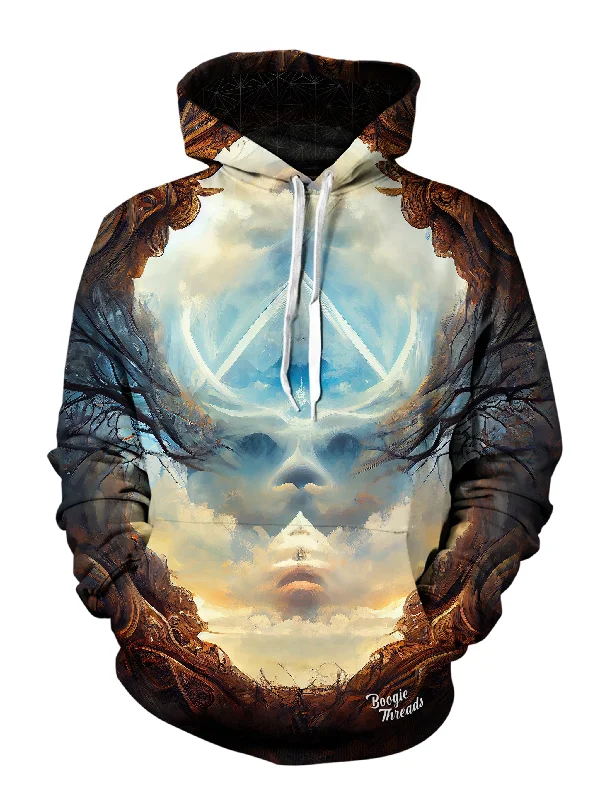 Spirited Animal Unisex Pullover Hoodie Hoodie with Front Slit Layering Stylish