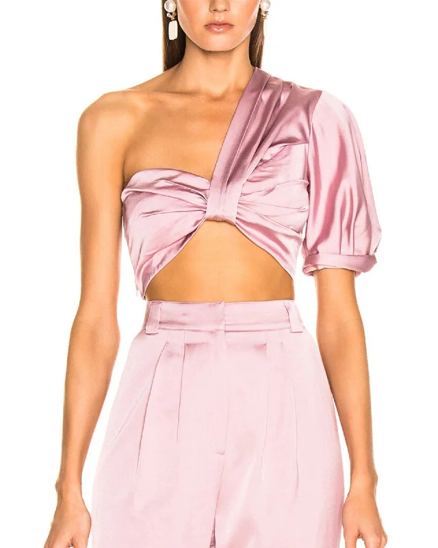 "Tomlin" Crop Top Boxy Fit Fitted Loose
