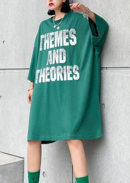 Classy green Cotton tunic dresso neck Letter Midi summer Dress Fashionable Pleated Midi Dress Classy green Cotton tunic dresso neck Letter Midi summer Dress Fashionable Pleated Midi Dress