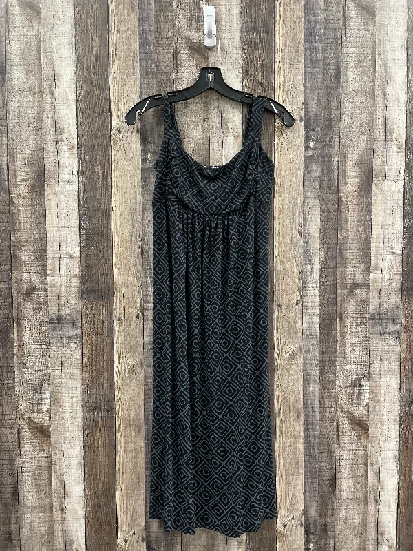 Black Dress Casual Midi Fresh Produce, Size Xs Elegant Pleated Sleeve Midi Dress