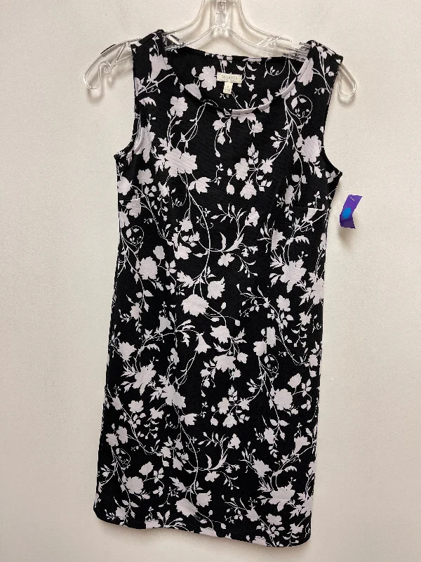 Black Dress Casual Midi Talbots, Size S Fashionable Casual Midi Dress