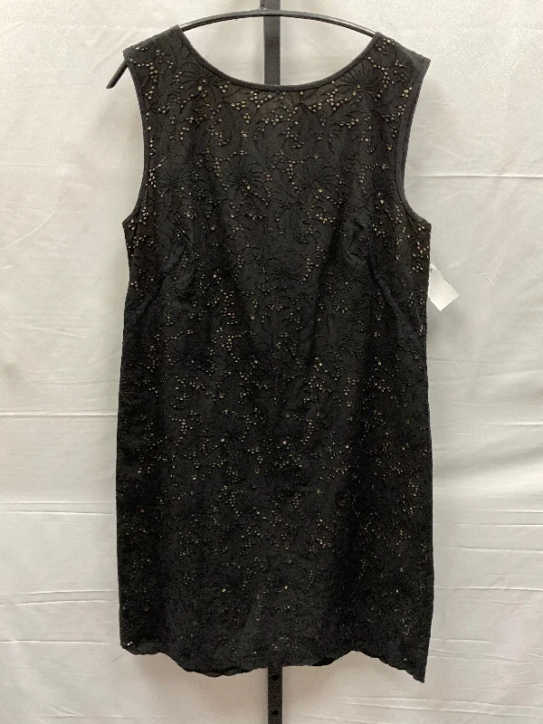 Black & Tan Dress Casual Midi Loft, Size M Fashionable Chiffon Midi Dress