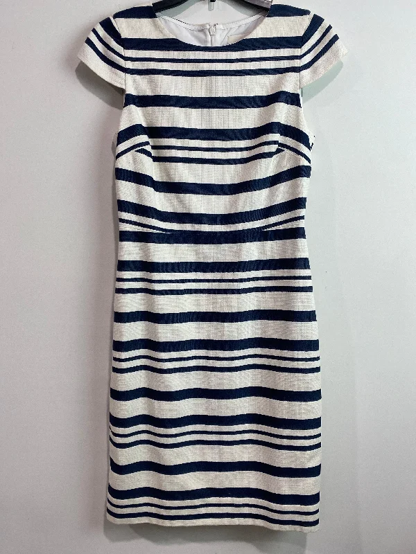 Blue Dress Casual Midi J. Crew, Size Xs Fashionable Pleated Midi Dress