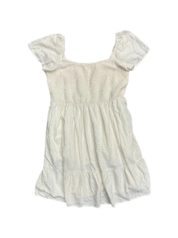 Cream Dress Casual Midi Gap, Size 18 Trendy Fit-and-Flare Midi Dress