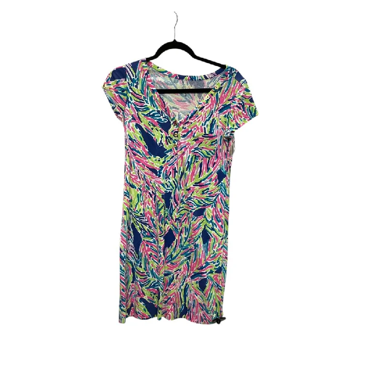 Dress Casual Midi By Lilly Pulitzer In Multi-colored, Size: S Fashionable Off-Shoulder Dress Midi