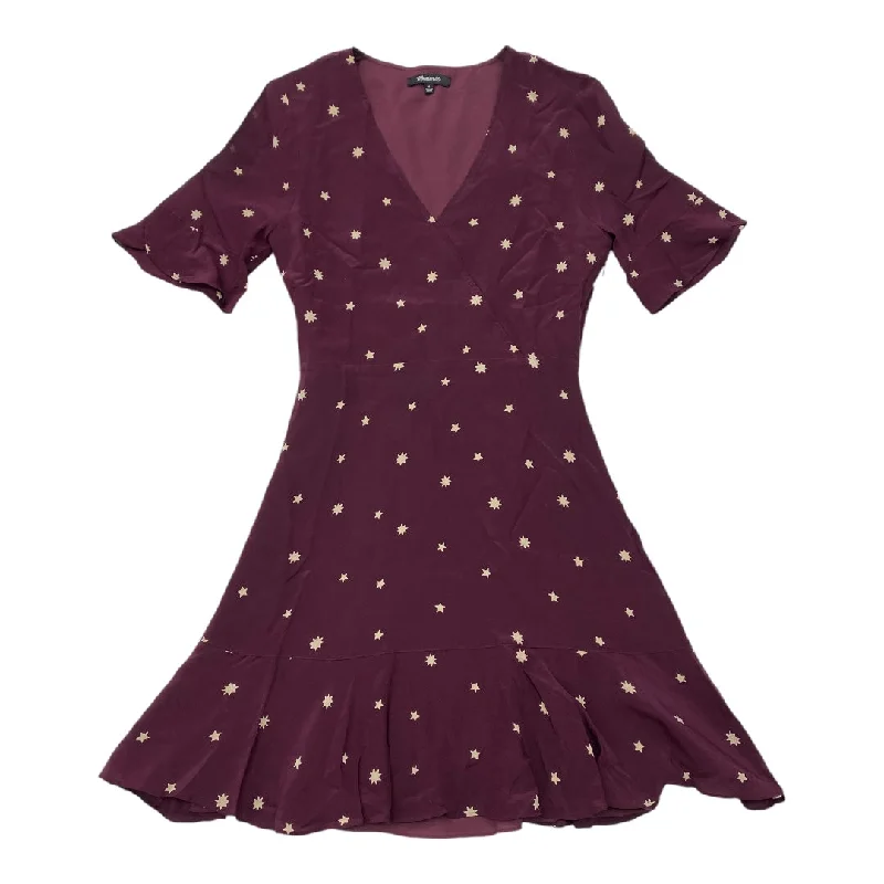Dress Casual Midi By Madewell In Purple, Size: Xs Cozy Tie-Dye Midi Dress