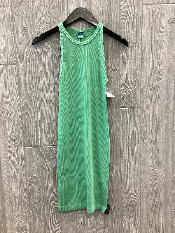 Dress Casual Midi By Old Navy In Green, Size: Xs Cozy Wide Strap Midi Dress