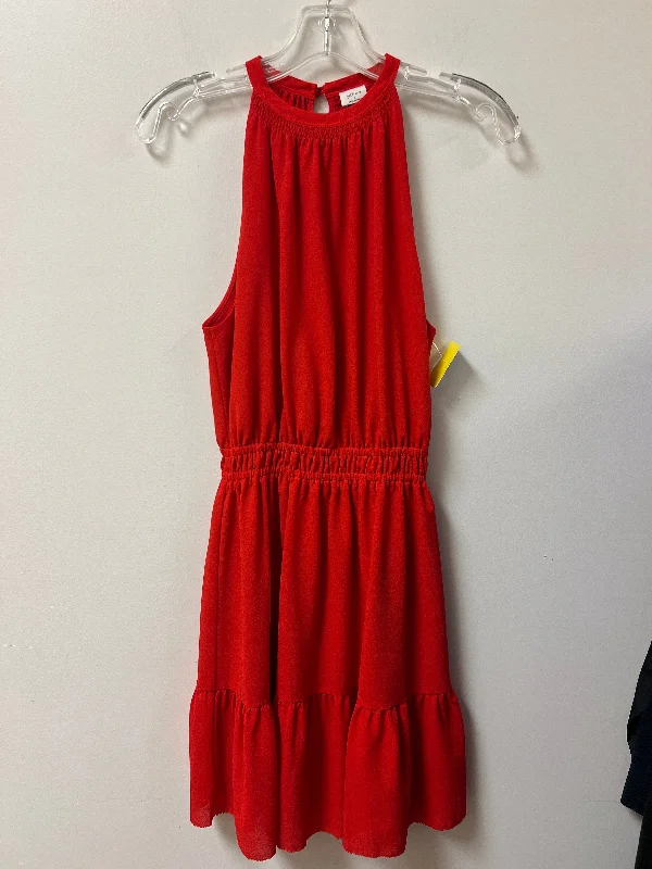 Dress Casual Midi By Wilfred In Red, Size: S Fashionable Chiffon Midi Dress