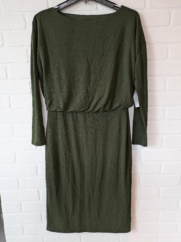 Green Dress Casual Midi Ann Taylor, Size Xs Cozy T-shirt Midi Dress