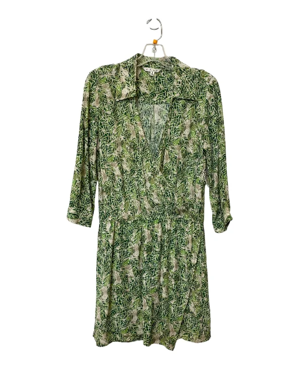 Green Dress Casual Midi Cabi, Size S Stylish Vintage Midi Dress