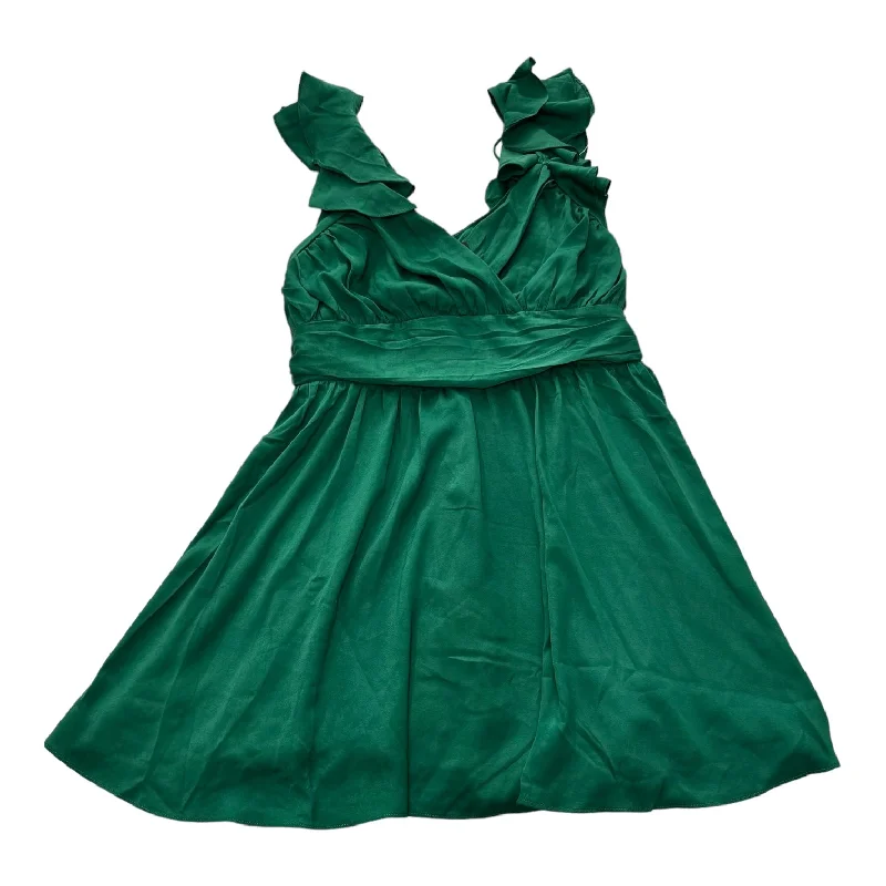 Green Dress Party Midi Lulus, Size Xl Cozy Tie-Dye Midi Dress