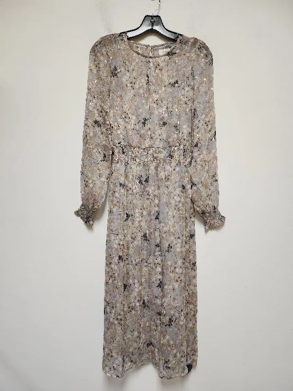 Multi-colored Dress Casual Midi Bishop + Young, Size M Trendy Floral Wrap Midi Dress Multi-colored Dress Casual Midi Bishop + Young, Size M Trendy Floral Wrap Midi Dress