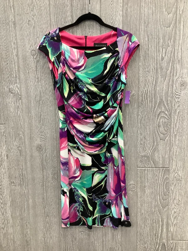 Multi-colored Dress Casual Midi Connected Apparel, Size S Fashionable High-Low Midi Dress Multi-colored Dress Casual Midi Connected Apparel, Size S Fashionable High-Low Midi Dress