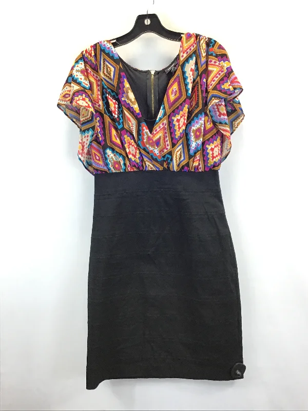 Multi-colored Dress Casual Midi Nicole By Nicole Miller, Size L Cozy T-shirt Midi Dress Multi-colored Dress Casual Midi Nicole By Nicole Miller, Size L Cozy T-shirt Midi Dress