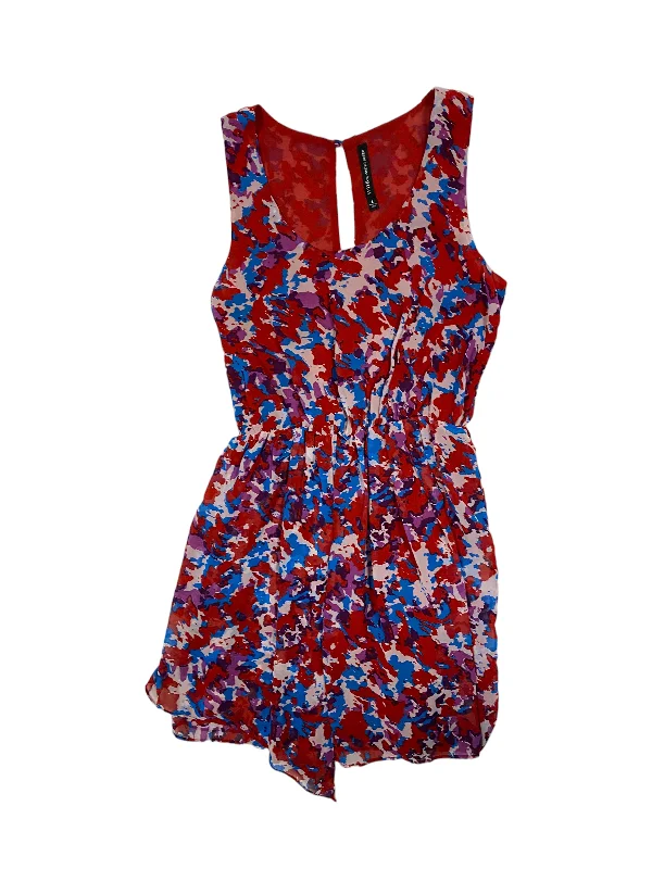 Multi-colored Dress Casual Midi W118 By Walter Baker, Size S Trendy Off-Shoulder Ruffle Midi Dress Multi-colored Dress Casual Midi W118 By Walter Baker, Size S Trendy Off-Shoulder Ruffle Midi Dress