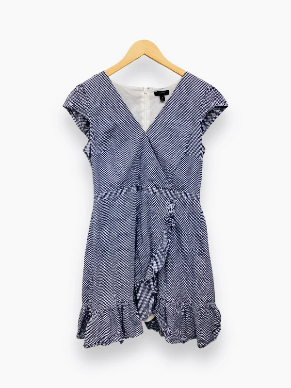 Navy Dress Casual Midi J. Crew, Size 8 Stylish Silk Midi Dress
