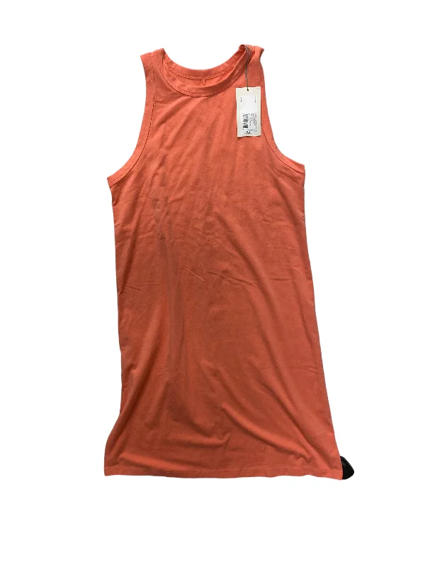 Pink Dress Casual Midi A New Day, Size Xs Fashionable High-Low Midi Dress