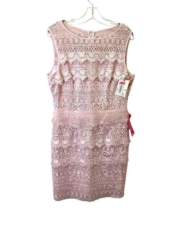 Pink Dress Casual Midi By Alex Marie, Size: 10 Stylish Animal Print Midi Dress