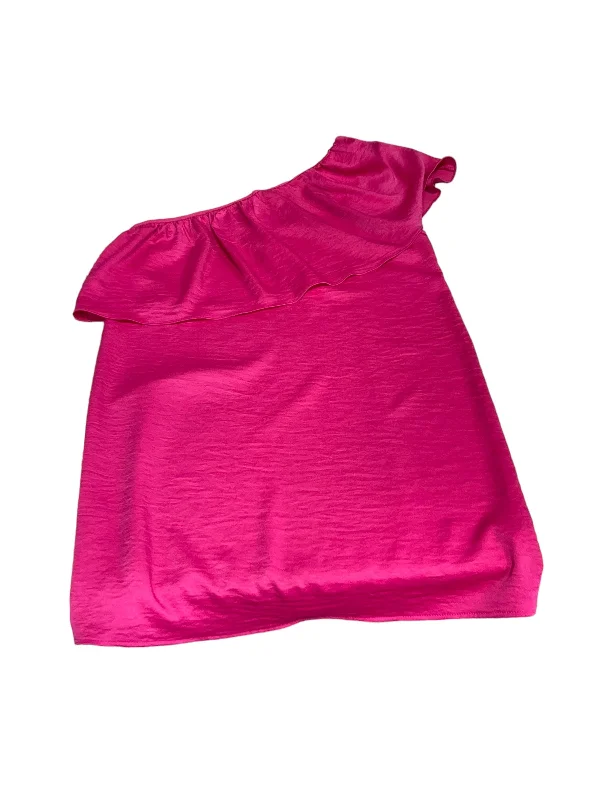 Pink Dress Casual Midi Impressions, Size M Elegant Puff Sleeve Midi Dress