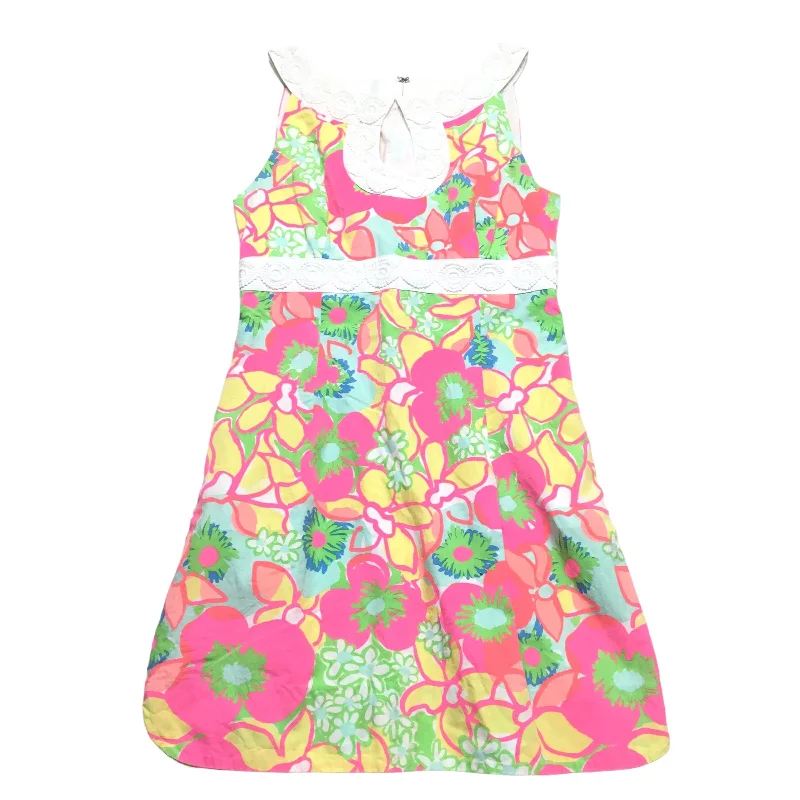 Pink Dress Party Midi Lilly Pulitzer, Size 0 Cozy A-Line Midi Dress