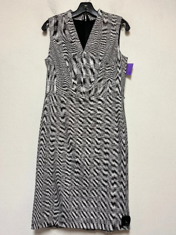 Plaid Pattern Dress Casual Midi Ann Taylor, Size S Fashionable Casual Midi Dress