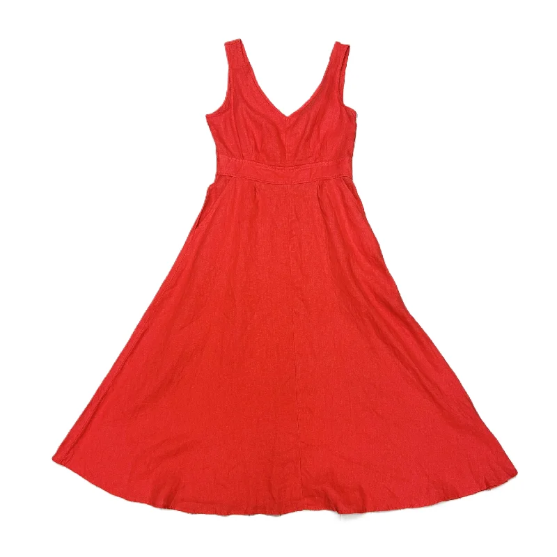 Red Dress Casual Midi By Joie, Size: S Cozy Knit Midi Dress