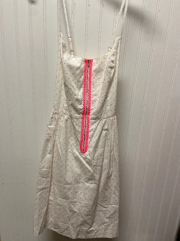 White Dress Casual Midi Lilly Pulitzer, Size 10 Comfortable Ribbed Midi Dress