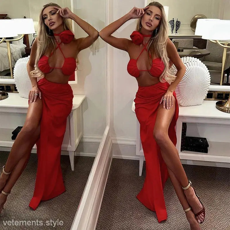 Elegant Lace Wrapped Chest Crop Top with Decorative Welt Pockets Slit Pockets Flap Pockets Elegant Lace Wrapped Chest Crop Top with Decorative Welt Pockets Slit Pockets Flap Pockets